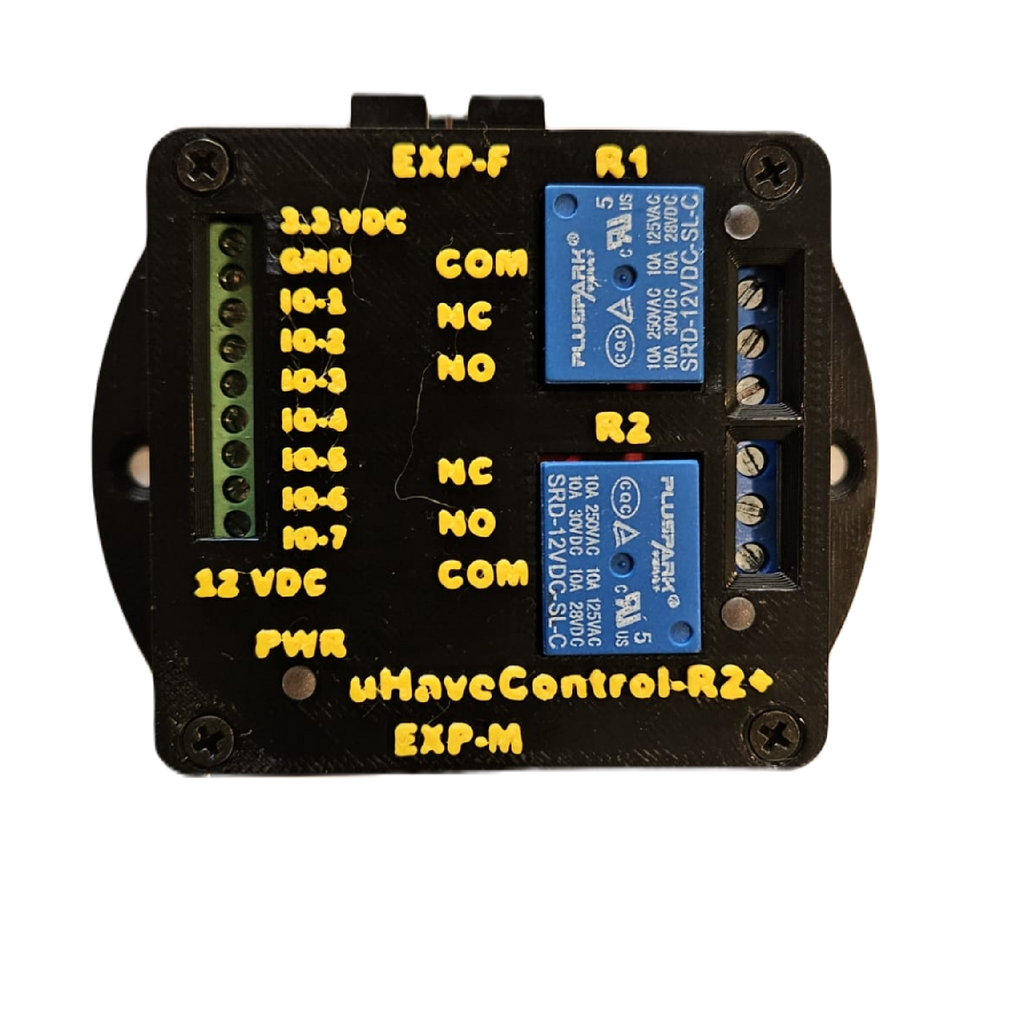 uyu uSwitch XP2 - 2 Channel Relay and 7 IOs Stackable Expansion Module
