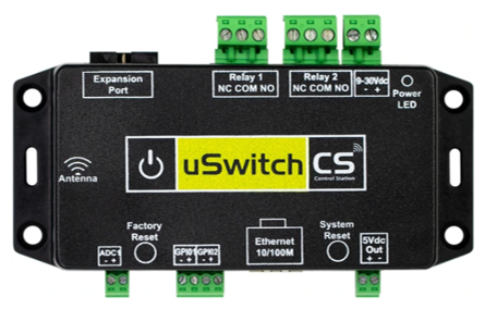 uSwitch CS - WiFI/Ethernet Web Controlled Relays and I/O