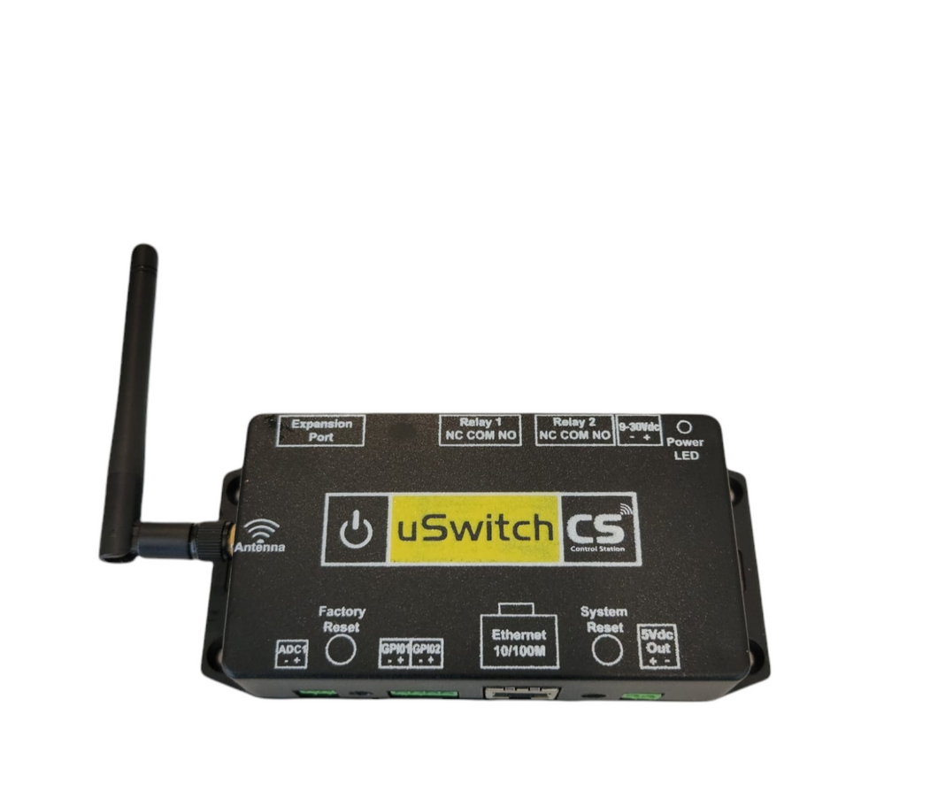 uSwitch CS XT: Wifi / Ethernet Web based I/O Controller with Antenna