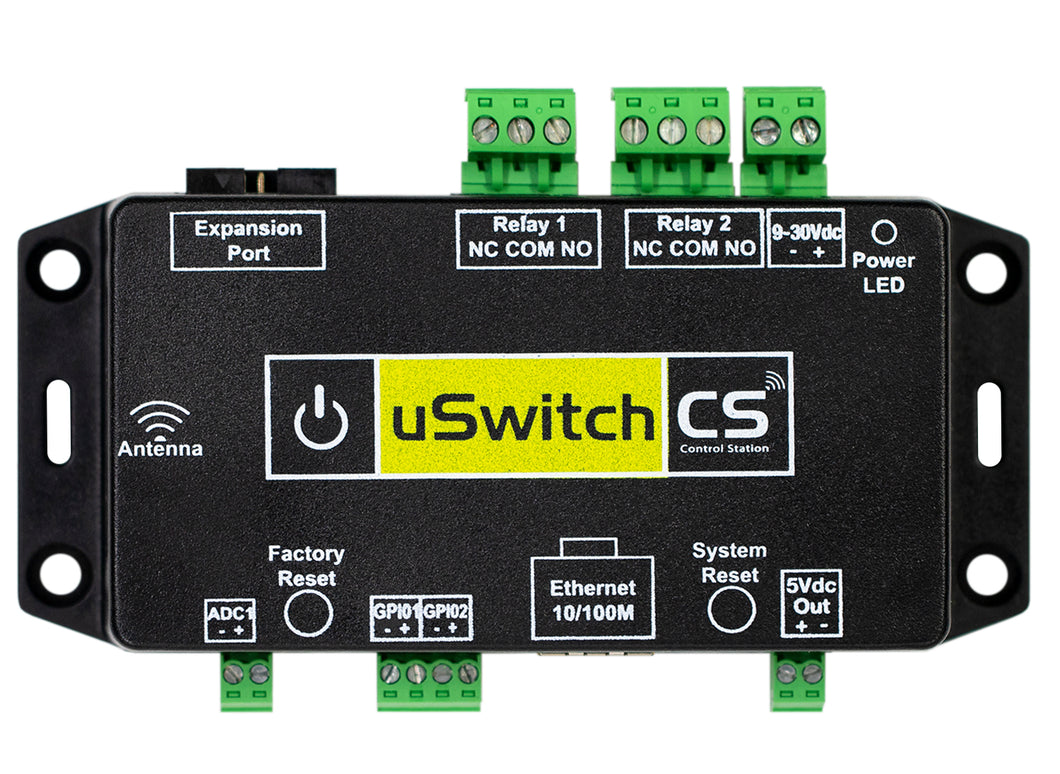 uSwitch CS - WiFI/Ethernet Web Controlled Relays and I/O
