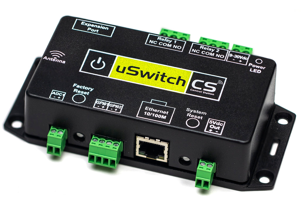 WiFI/Ethernet Web Controlled Relays and I/O uSwitch CS